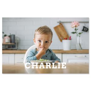 Large Name Photo Placemat