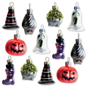 Halloween Glass Ornaments
