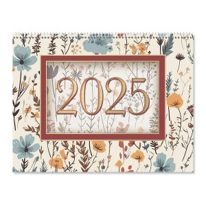 2025 Floral Photo Calendar 