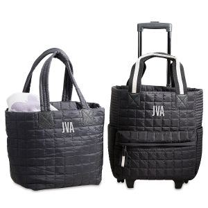 Ezra Personalized Black Tote