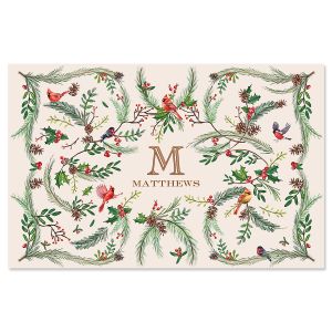 Christmas Paper Personalized Placemats 