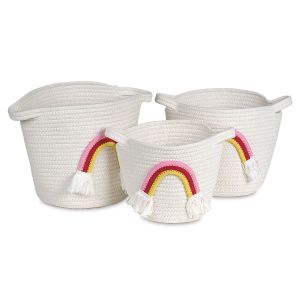 Rainbow Baskets with Handles