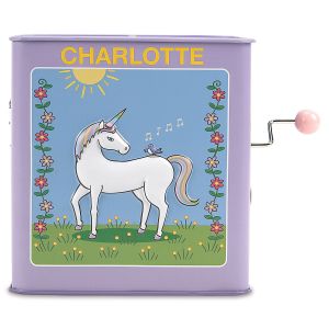 Unicorn Personalized Jack-in-the-Box