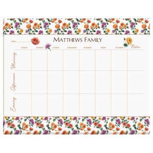 Fall Weekly Personalized Planner