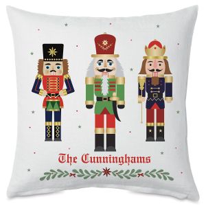 Nutcracker Holiday Personalized Pillow