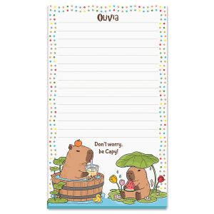 Capybara Personalized Notepad