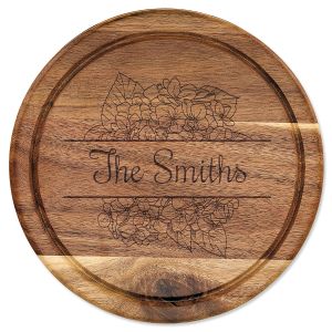 Engraved Wood Cheese Board Set