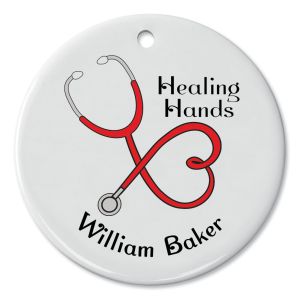 Best Nurse Personalized Round Ornament