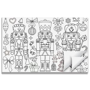 Christmas Coloring Placemat Pad