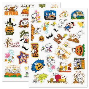 PEANUTS® Autumn Stickers - BOGO