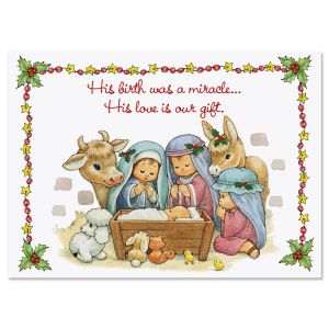 His Love Is Our Gift Religious Christmas Cards