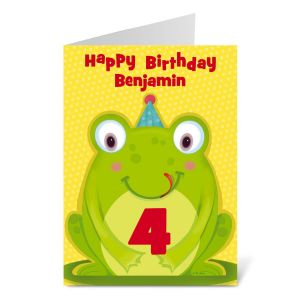 Little Boy Personalized Birthday Card