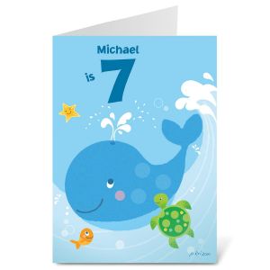 Birthday Whale Create-A-Card