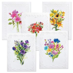 Deluxe Watercolor Note Cards Value Pack