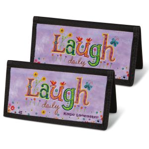 Happy Thoughts Checkbook Cover - Non-Personalized