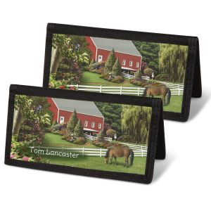 Country Life Checkbook Cover - Non-Personalized