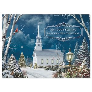 Holy Night Religious Christmas Cards 