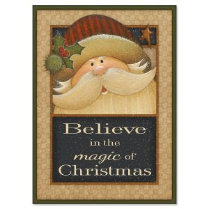 Santa Believe Christmas Cards