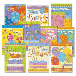 Banner Day Birthday Cards Value Pack