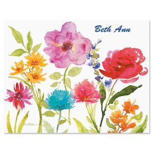 Watercolor Floral Note Cards