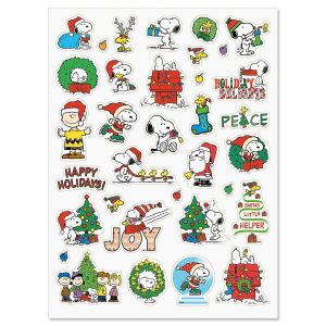 PEANUTS® Christmas Stickers - BOGO