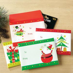 Festive Gift Card Envelopes