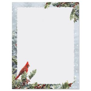 Winter Solitude Christmas Letter Papers