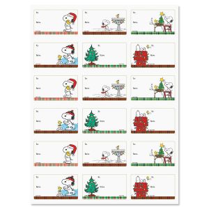 PEANUTS® To/From Christmas Gift Labels