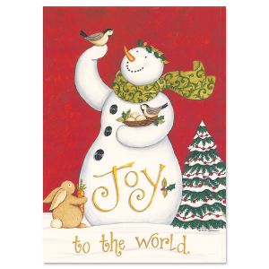 Snowman Joy Christmas Cards