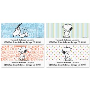 Snoopy Fun™ Deluxe Address Labels (4 Designs)