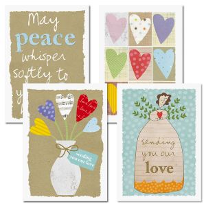Sending Love Sympathy Cards and Seals