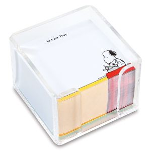 PEANUTS® Brights Personalized Note Sheets in a Cube