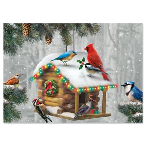 Festive Feathered Friends Christmas Cards