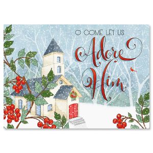 Country Pleasures Religious Christmas Cards