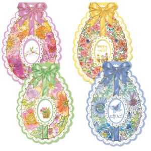 Deluxe Diecut Egg Easter Cards