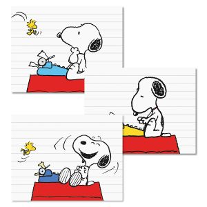 Snoopy’s Typewriter Note Cards