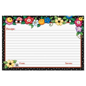 Mary Engelbreit® Floral Recipe Cards