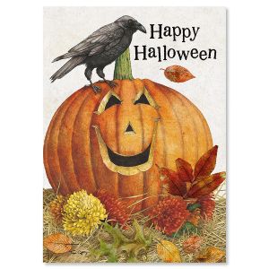Jack-O-Lantern Halloween Cards