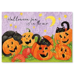 Jacks and Cats Halloween Cards