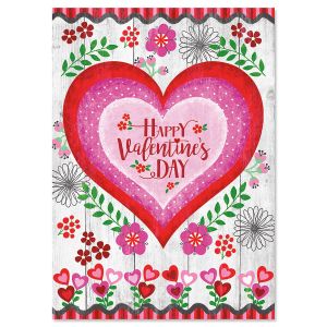 Lovely Heart Valentine's Day Cards
