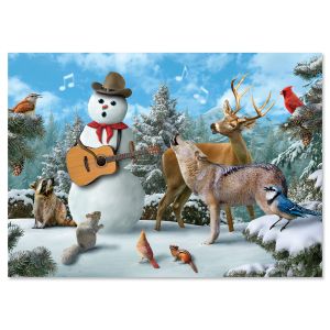Cowboy Sing-A-Long Christmas Cards