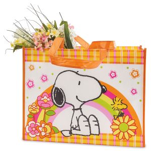 PEANUTS® Spring Fling Large Shopping Tote Bag - BOGO