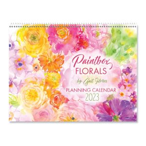2023 Paintbox Floral Big Grid Planning Calendar