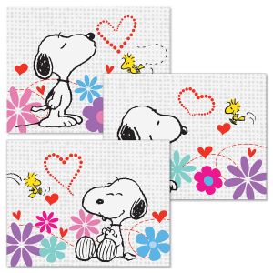 PEANUTS® Hearts Note Cards