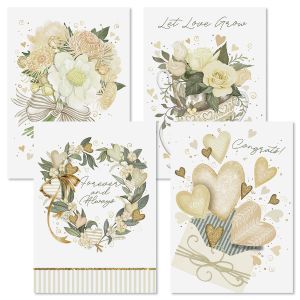 Wedding Stripes Wedding Cards and Seals