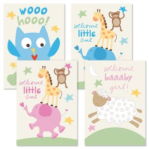 Welcome Little One Baby Cards