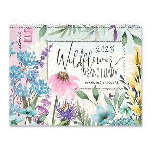 2023 Wildflower Sanctuary Big Grid Planning Calendar