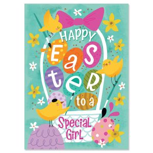 Special Girl Easter Card