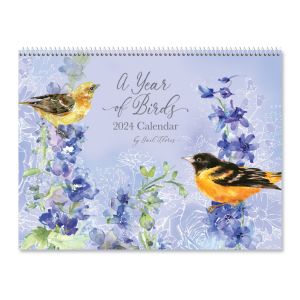 2024 A Year of Birds Wall Calendar