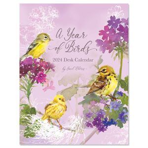 2024 A Year of Birds Desk Calendar